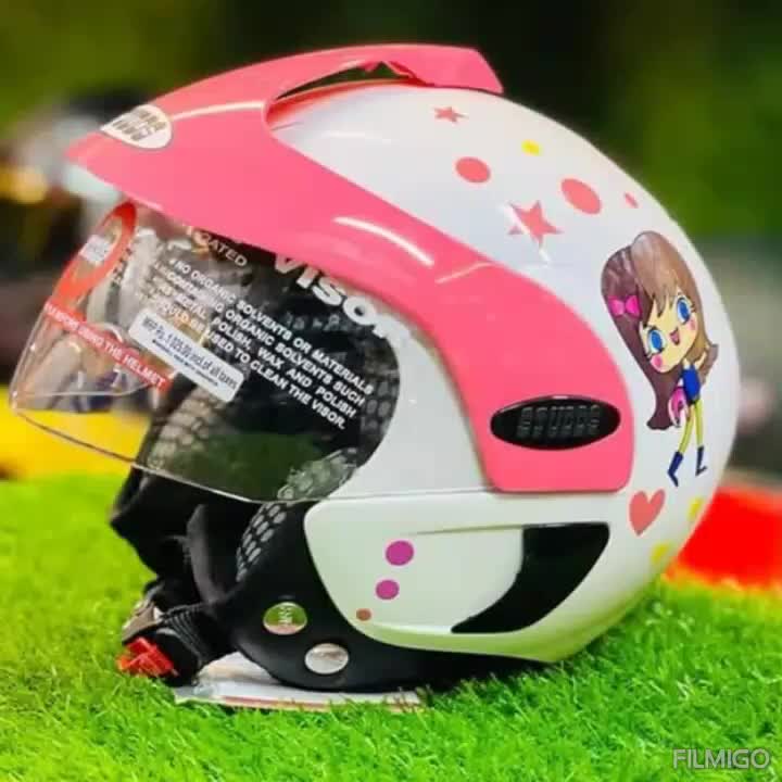 Studds Marshall Halfface Helmet For Girls 1 Studds Marshall Helmet For Girls 2-7Years - Image 1