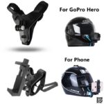 Motorcycle Helmet Chin Mount Holder Bracket for Mobile & GoPro - Image 5
