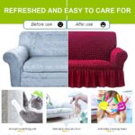 টার্কিশ স্প্যানডেক্স ফ্যাব্রিক সোফা কভার (২+২+১ আসন) - Image 5