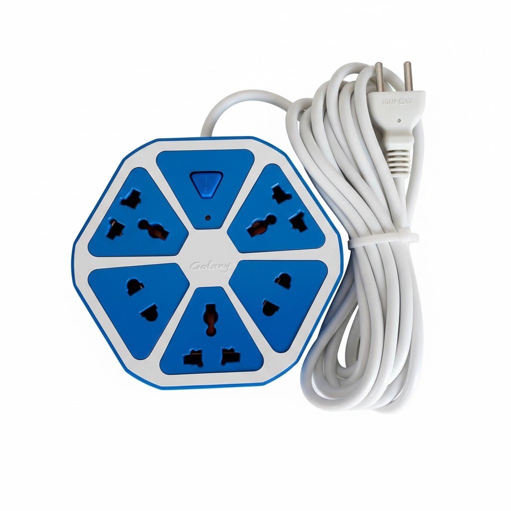 গ্যালাক্সি মাল্টি পাওয়ার প্লাগ এক্সটেনশন ৫ পোর্ট 4 গ্যালাক্সি মাল্টি পাওয়ার প্লাগ এক্সটেনশন ৫ পোর্ট - Image 1