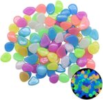 100pcs Radium Stone Colorful Luminous Glowing Pebbles - Image 2