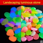 100pcs Radium Stone Colorful Luminous Glowing Pebbles