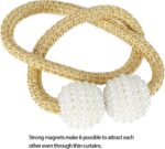 2Pcs Magnetic Curtain Tiebacks - Image 2