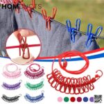 Elastic Cloth Hanging Rope for Cloth Drying with 12 Clips - Image 4